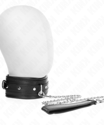 KINK - COLAR COM ALÇA DE FIVELA BRILHANTE 65 CM 48,5 CM X 5,3 CM