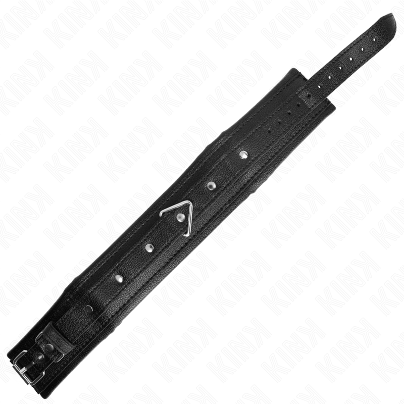 KINK - COLAR COM ESPONJA ALÇA DE IMITAÇÃO DE COURO MODELO 1 AJUSTÁVEL 37-54 CM X 3 CM - Imagem 2