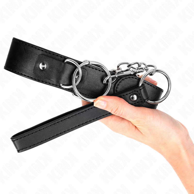 KINK - COLAR MODELO BÁSICO COM TRELA MODELO 4 AJUSTÁVEL 36-43 CM - Imagem 3
