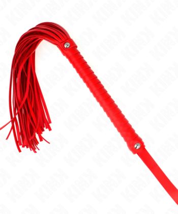 Visão alternativa de KINK - CHICOTE COM CABO TEXTURADO VERMELHO 48,5 CM