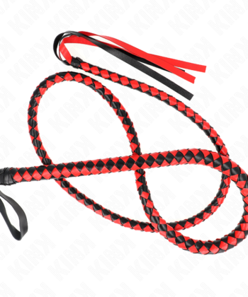 Visão alternativa de KINK - CHICOTE DE SERPENTE LONGO VERMELHO 210 CM