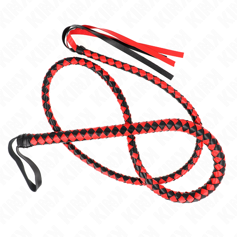 KINK - CHICOTE DE SERPENTE LONGO VERMELHO 210 CM - Image 2
