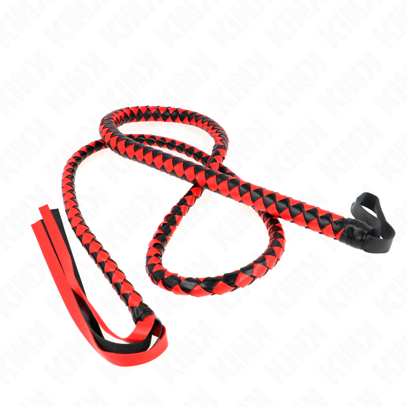KINK - CHICOTE DE SERPENTE LONGO VERMELHO 210 CM - Image 5