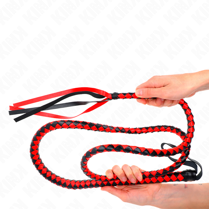 KINK - CHICOTE DE SERPENTE LONGO VERMELHO 210 CM - Image 3