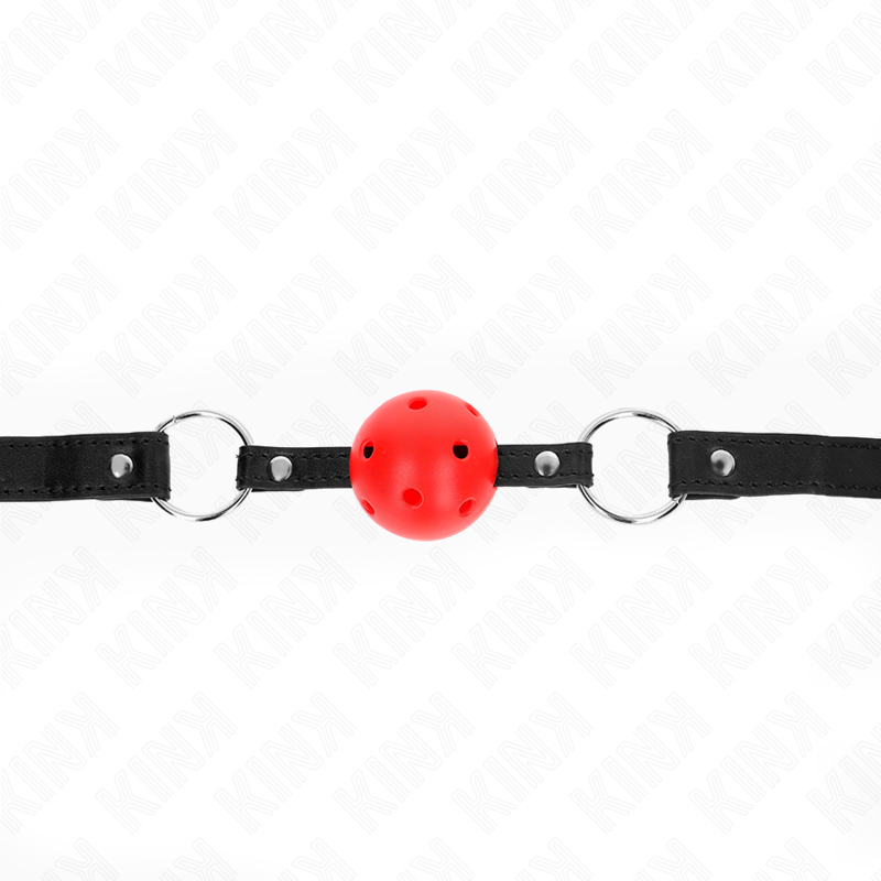 KINK - BOLA VERMELHA OCA DURO 4,5 CM GAG MODELO 1 63,5 X 2 CM - Image 4