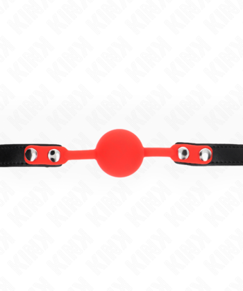 Visão alternativa de KINK - BOLA SILICONE MORDAÇA 4 CM COM FECHADURA 60 x 2 CM