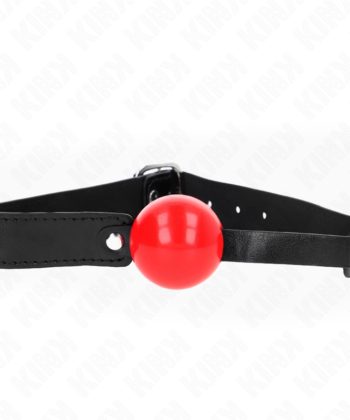 KINK - BOLA TPE MACIA 4 CM GAG MODELO 1 66 x 2,5 CM AJUSTÁVEL 41-61 CM