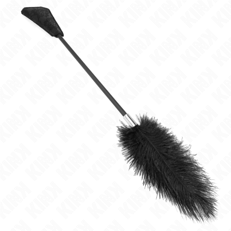 KINK - PENAS DE AVESTRUZ PARA CÓCEGAS COM PALETE DE RENDA 56 CM - Imagem 3