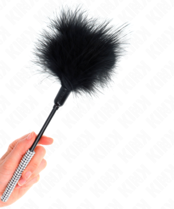 KINK - PENAS DE CÓCEGAS COM CABO DE Strass 27 CM