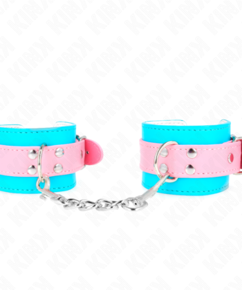 Visão alternativa de KINK - PULSO BONITO AZUL / ROSA AJUSTÁVEL 16-28 CM X 5 CM