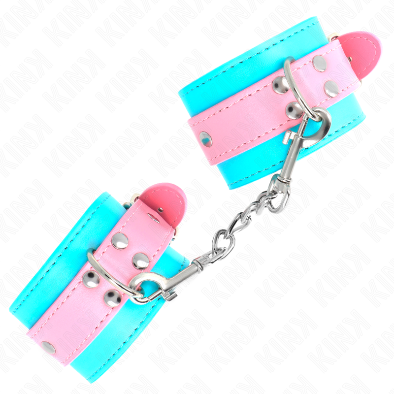 KINK - PULSO BONITO AZUL / ROSA AJUSTÁVEL 16-28 CM X 5 CM - Imagem 3