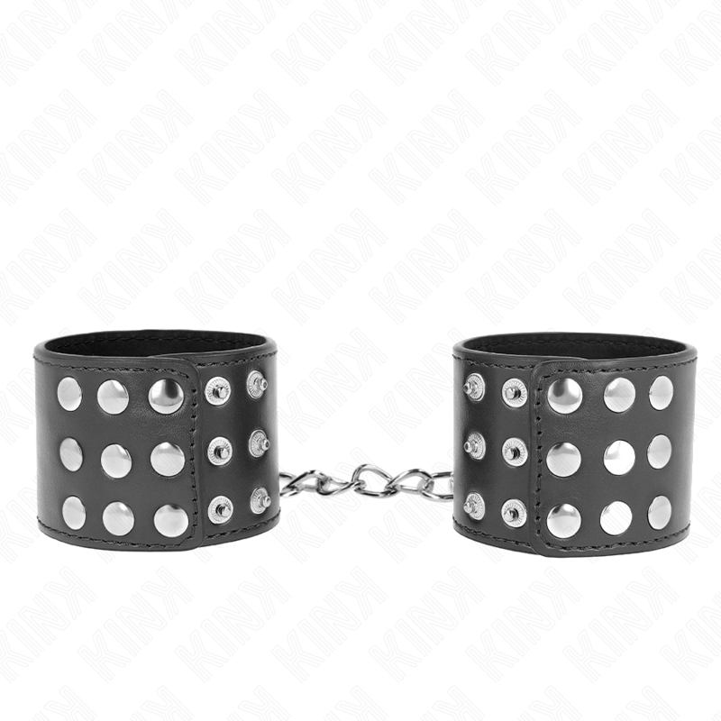 KINK - PULSO COM SNAP FASTEN PRETO AJUSTÁVEL 19-24 CM X 5,5 CM - Imagem 4