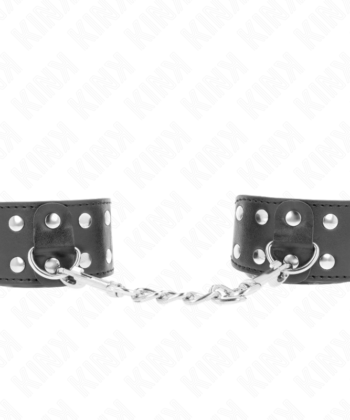 Visão alternativa de KINK - PULSEIRAS COM LINHA DUPLA DE PREGOS AJUSTÁVEIS PRETOS