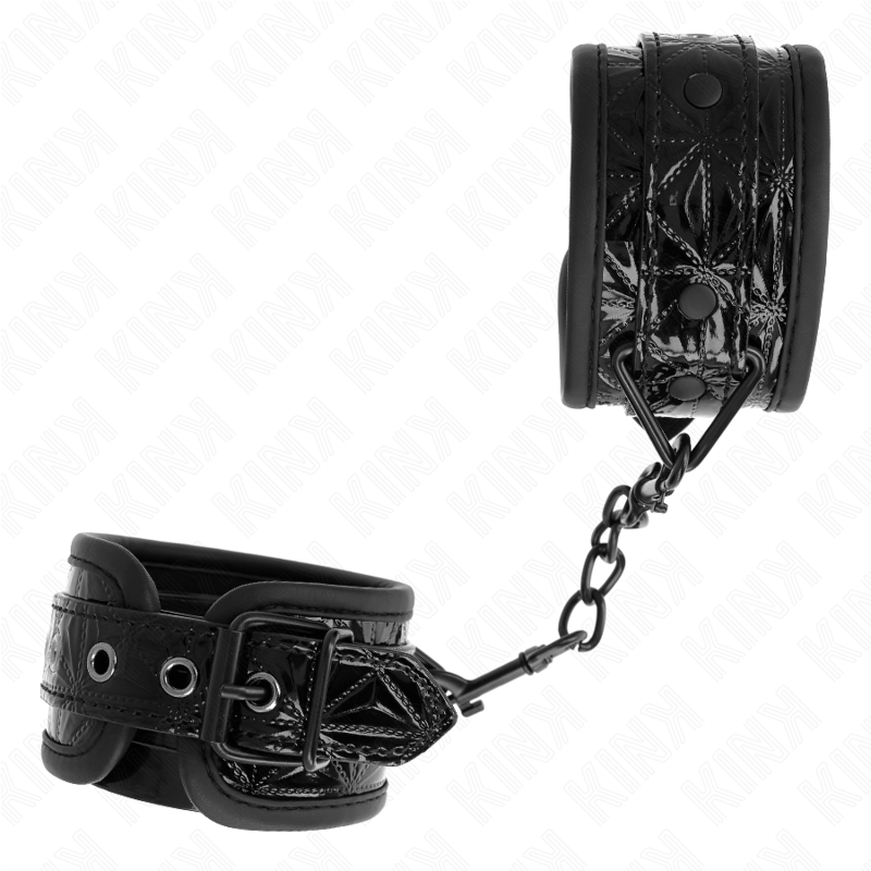 KINK - PULSO PADRÃO DIAMANTE PRETO AJUSTÁVEL 17-26 CM X 5,5 CM - Imagem 2
