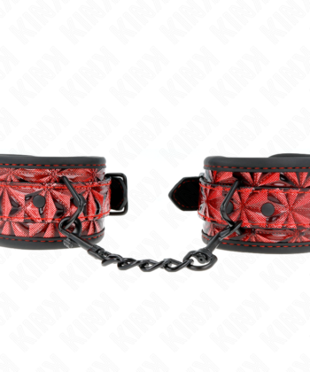 Visão alternativa de KINK - PULSO PADRÃO DIAMANTE VERMELHO ESCURO AJUSTÁVEL 17-26 CM X 5,5 CM