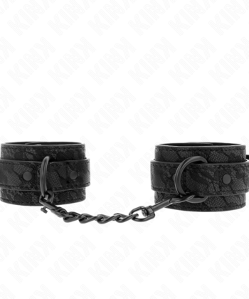 Visão alternativa de KINK - PUNHOS COBERTOS DE RENDA ESCURA AJUSTÁVEIS PRETO 19-26 CM