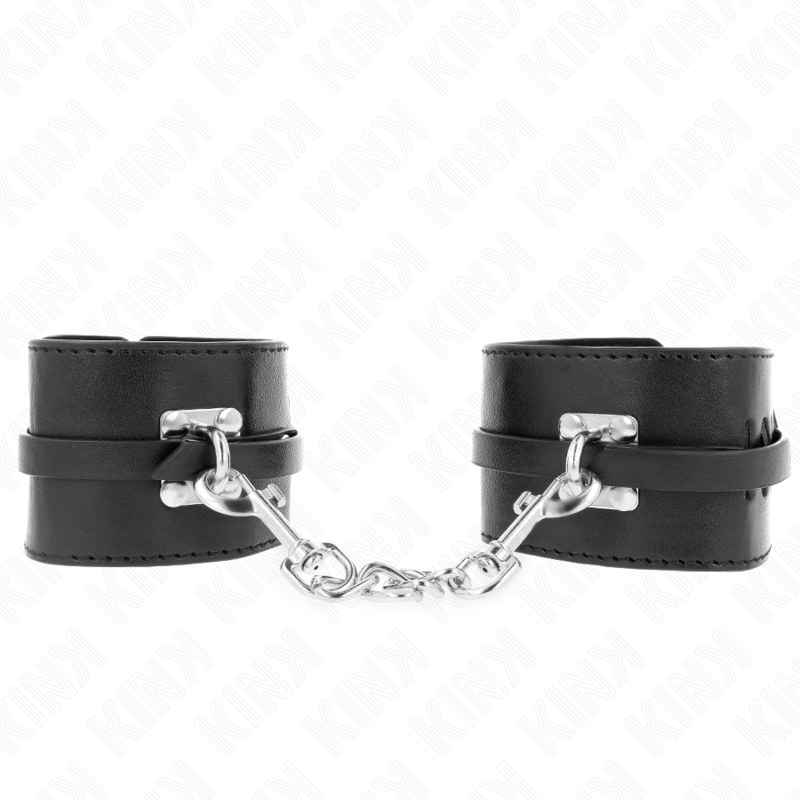 KINK - REMOÇÕES DE PULSO COM BLOQUEIO DELUXE PRETO AJUSTÁVEIS 14,5-21 CM X 6 CM - Imagem 2
