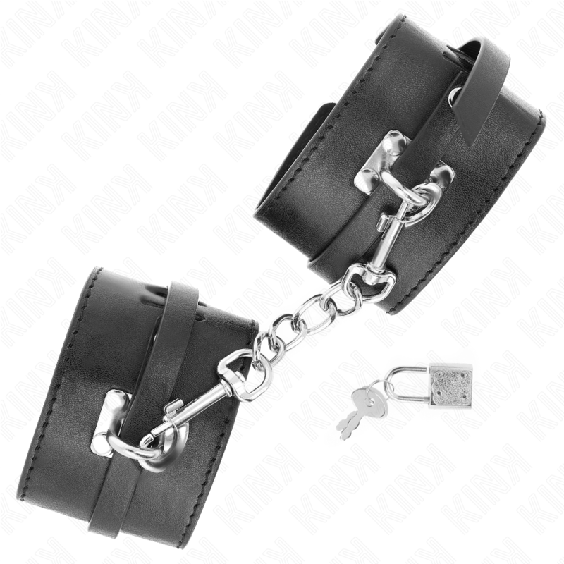 KINK - REMOÇÕES DE PULSO COM BLOQUEIO DELUXE PRETO AJUSTÁVEIS 14,5-21 CM X 6 CM - Imagem 3