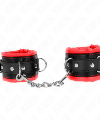 Visão alternativa de KINK - PULSO PESADO COM FORRO DE PELE VERMELHA AJUSTÁVEL 20-30 CM X 6 CM