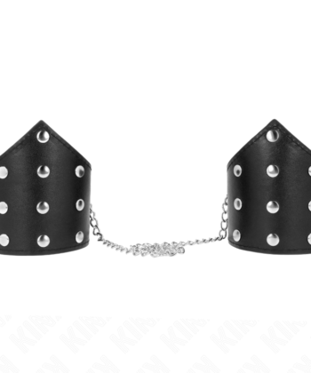 Visão alternativa de KINK - PULSEIRAS ESTILO PONTO PRETO COM CORRENTE AJUSTÁVEL ??17-23 CM X 8,5 CM