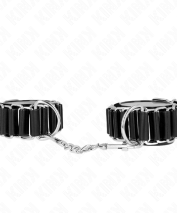 Visão alternativa de KINK - RETENÇÕES DE PULSO FINAS DOBRADIÇADAS PRETAS AJUSTRÁVEIS 16-22 CM X 3,5 CM