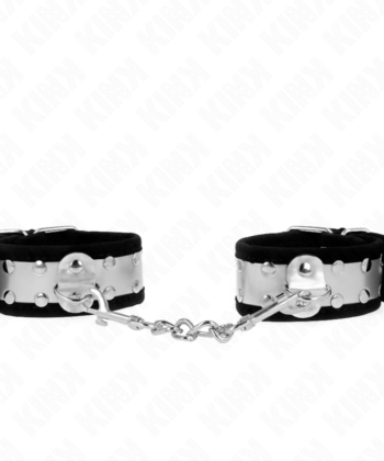 Visão alternativa de KINK - PULSO FINO PRETO / PRATA 30 X 4 CM