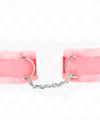 Visão alternativa de KINK - PULSO FORRO PELUDO ROSA AJUSTÁVEL 17-31 CM X 7 CM