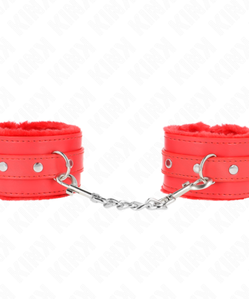 Visão alternativa de KINK - PULSO PREMIUM FORRO DE PELE VERMELHO COM CINTO VERMELHO AJUSTÁVEL 17-29 CM X 6 CM