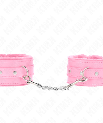 Visão alternativa de KINK - PULSO PREMIUM FORRO DE PELE ROSA COM CINTO ROSA AJUSTÁVEL 17-29 CM X 6 CM