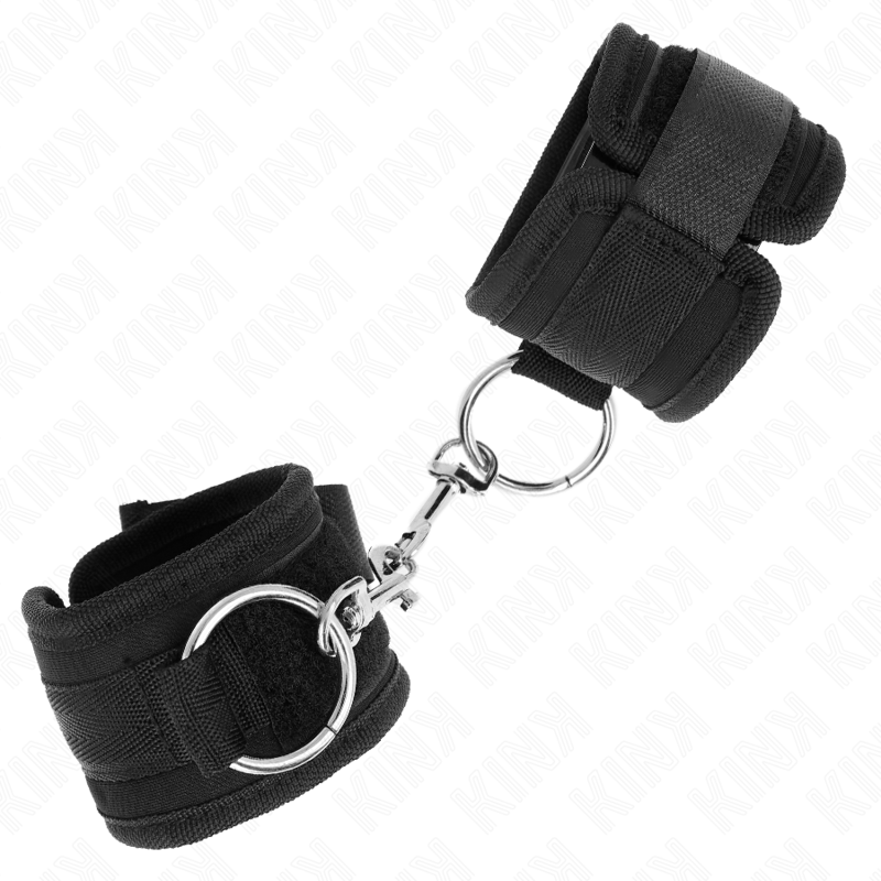 KINK - PUNHOS PRETOS AJUSTÁVEIS 18-35 CM X 6 CM - Imagem 3