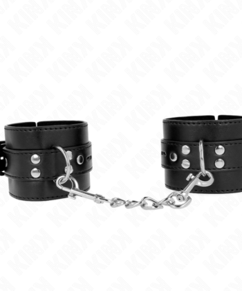 Visão alternativa de KINK - PULSO PRETO COM CINTO PRETO AJUSTÁVEL 17-28 CM X 6 CM