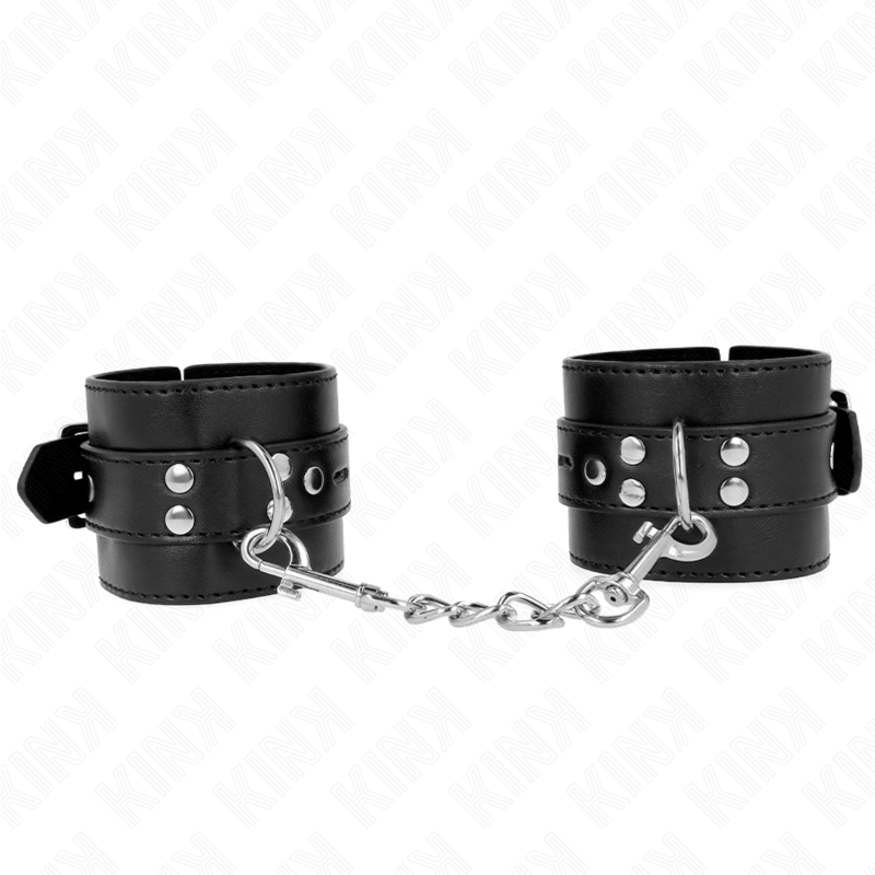 KINK - PULSO PRETO COM CINTO PRETO AJUSTÁVEL 17-28 CM X 6 CM - Imagem 2