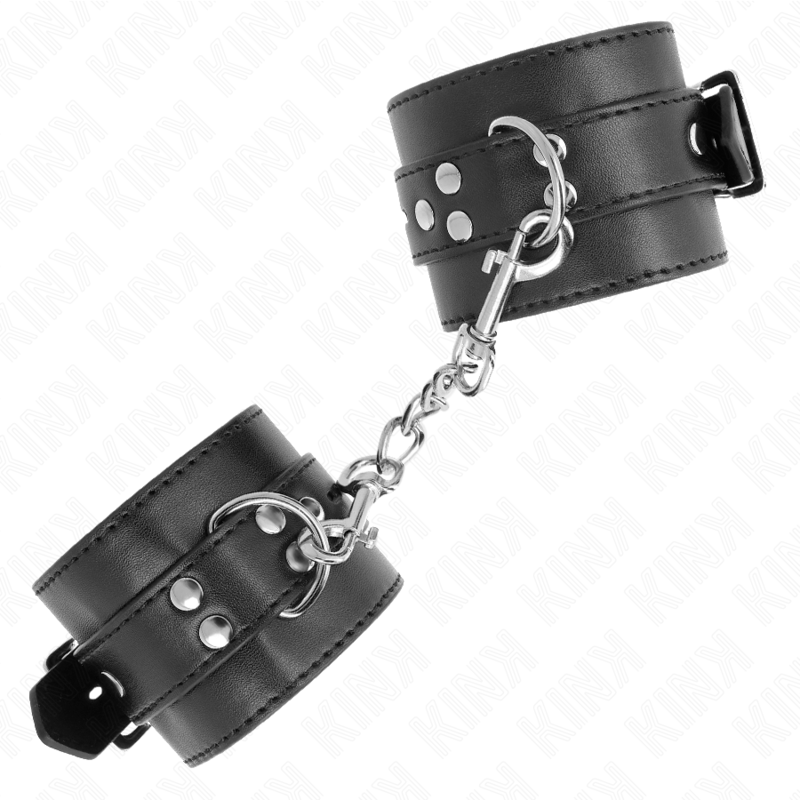 KINK - PULSO PRETO COM CINTO PRETO AJUSTÁVEL 17-28 CM X 6 CM - Imagem 3