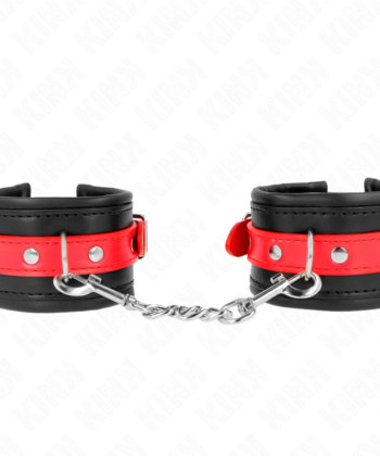 Visão alternativa de KINK - PULSO PRETO COM CINTO VERMELHO AJUSTÁVEL 17-28 CM X 6 CM