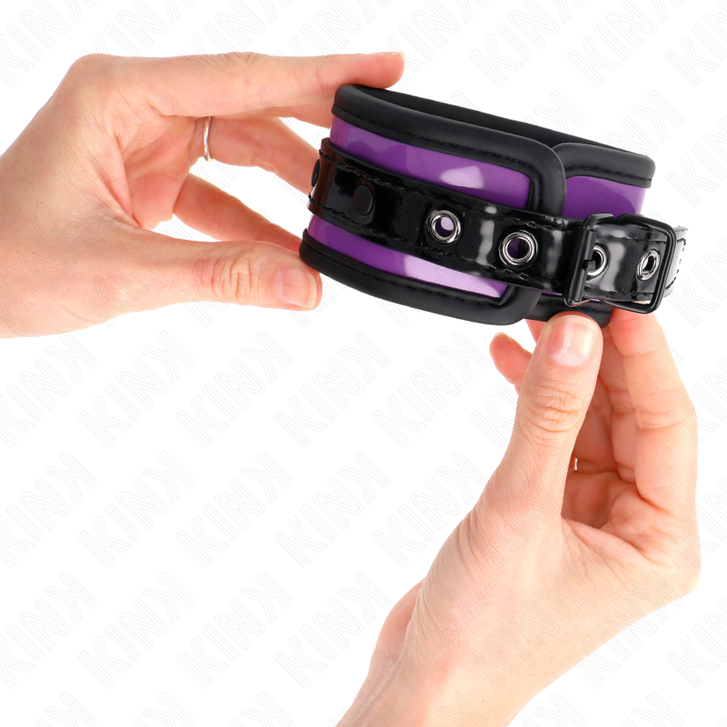 KINK - PUNHOS DE NEOPRENE ROXO CLARO AJUSTÁVEIS 21-28 CM X 5 CM - Imagem 4