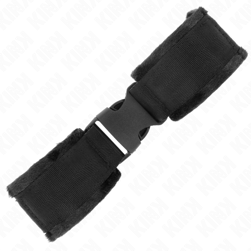 KINK - RETENÇÕES DE PULSO NYLON BIND HOOK&LOOP VERMELHO-PRETO MODELO 1 AJDUSTABLE 25-35 CM X 6 CM - Imagem 3