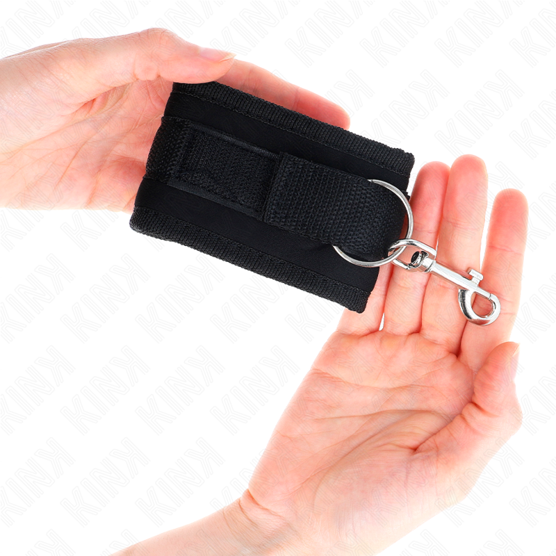 KINK - PULSO NYLON BIND HOOK&LOOP PRETO MODELO 2 AJUSTÁVEL 18-35 CM X 6 CM - Imagem 4