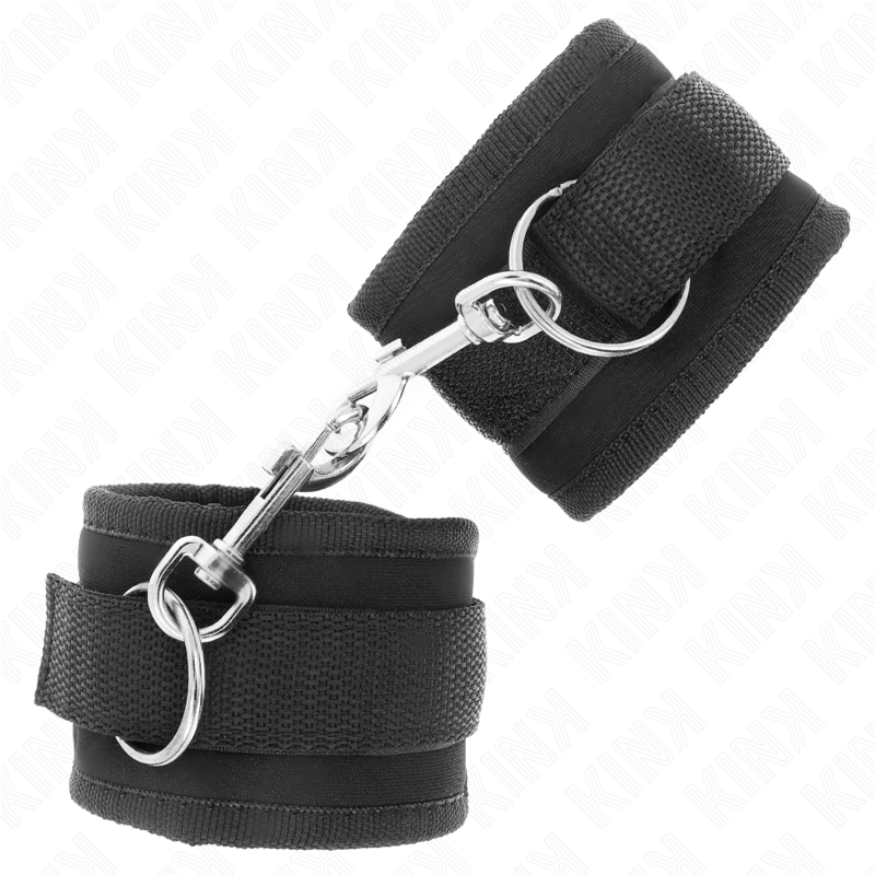 KINK - PULSO NYLON BIND HOOK&LOOP PRETO MODELO 2 AJUSTÁVEL 18-35 CM X 6 CM - Imagem 3