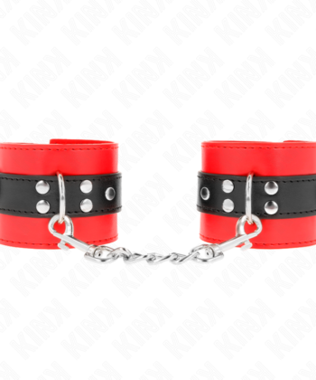 Visão alternativa de KINK - PULSO VERMELHO COM CINTO PRETO AJUSTÁVEL 17-28 CM X 6 CM