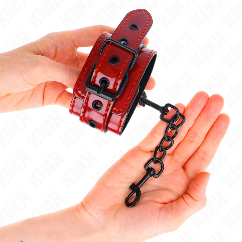 KINK - PUNHOS VERMELHO ESCURO 23 X 5 CM - Imagem 4