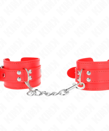 Visão alternativa de KINK - PULSO SIMPLES VERMELHO AJUSTÁVEL 20-23 CM X 5,5 CM