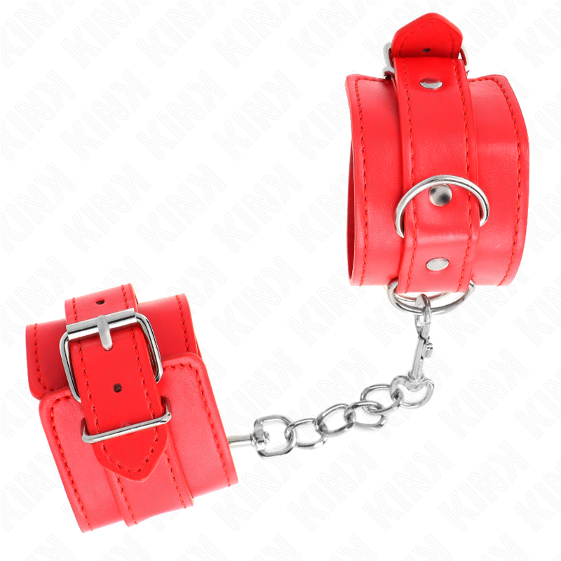 KINK - PULSO SIMPLES VERMELHO AJUSTÁVEL 20-23 CM X 5,5 CM - Imagem 3