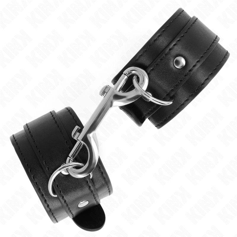 KINK - RETENÇÕES DE PULSO - LINHA DE REBITES ÚNICOS PRETO AJUSTÁVEL 17-28 CM X 5 CM - Imagem 3