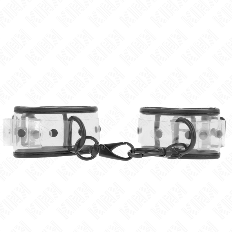 KINK - PUNHOS DE PULSO TRANSPARENTES AJUSTÁVEIS 18-30 CM X 5,5 CM - Imagem 2
