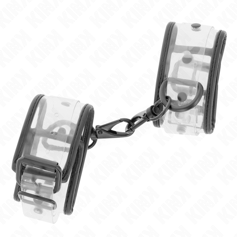KINK - PUNHOS DE PULSO TRANSPARENTES AJUSTÁVEIS 18-30 CM X 5,5 CM - Imagem 3