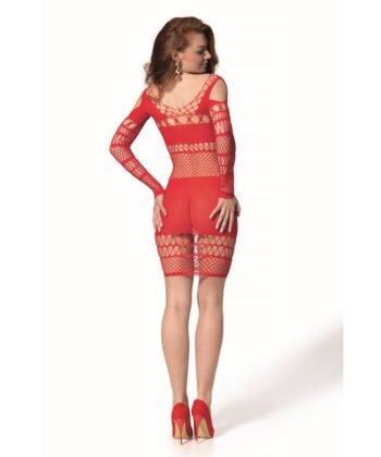 Visão alternativa de PASSION - BS 105 BODYSTOCKING VERMELHO TAMANHO ÚNICO