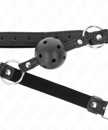 Visão alternativa de KINK - BOLA PRETA OCA DURO 4,5 CM GAG MODELO 1 63,5 X 2 CM