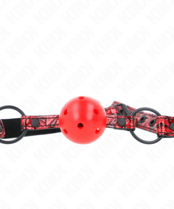 KINK - BOLA PADRÃO DIAMANTE 4,5 CM GAG MODELO 1 64,5 CM AJUSTÁVEL 42-60 CM