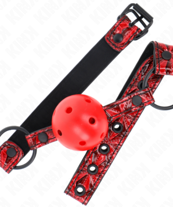 Visão alternativa de KINK - BOLA PADRÃO DIAMANTE 4,5 CM GAG MODELO 1 64,5 CM AJUSTÁVEL 42-60 CM