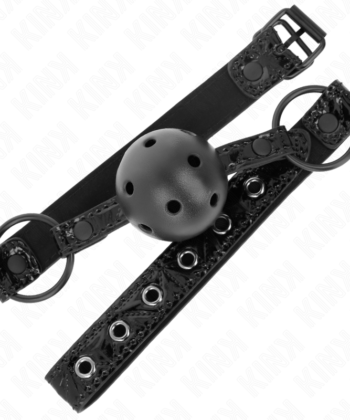 Visão alternativa de KINK - BOLA PADRÃO DIAMANTE 4,5 CM GAG MODELO 3 64,5 CM AJUSTÁVEL 42-60 CM